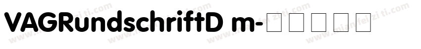 VAGRundschriftD m字体转换